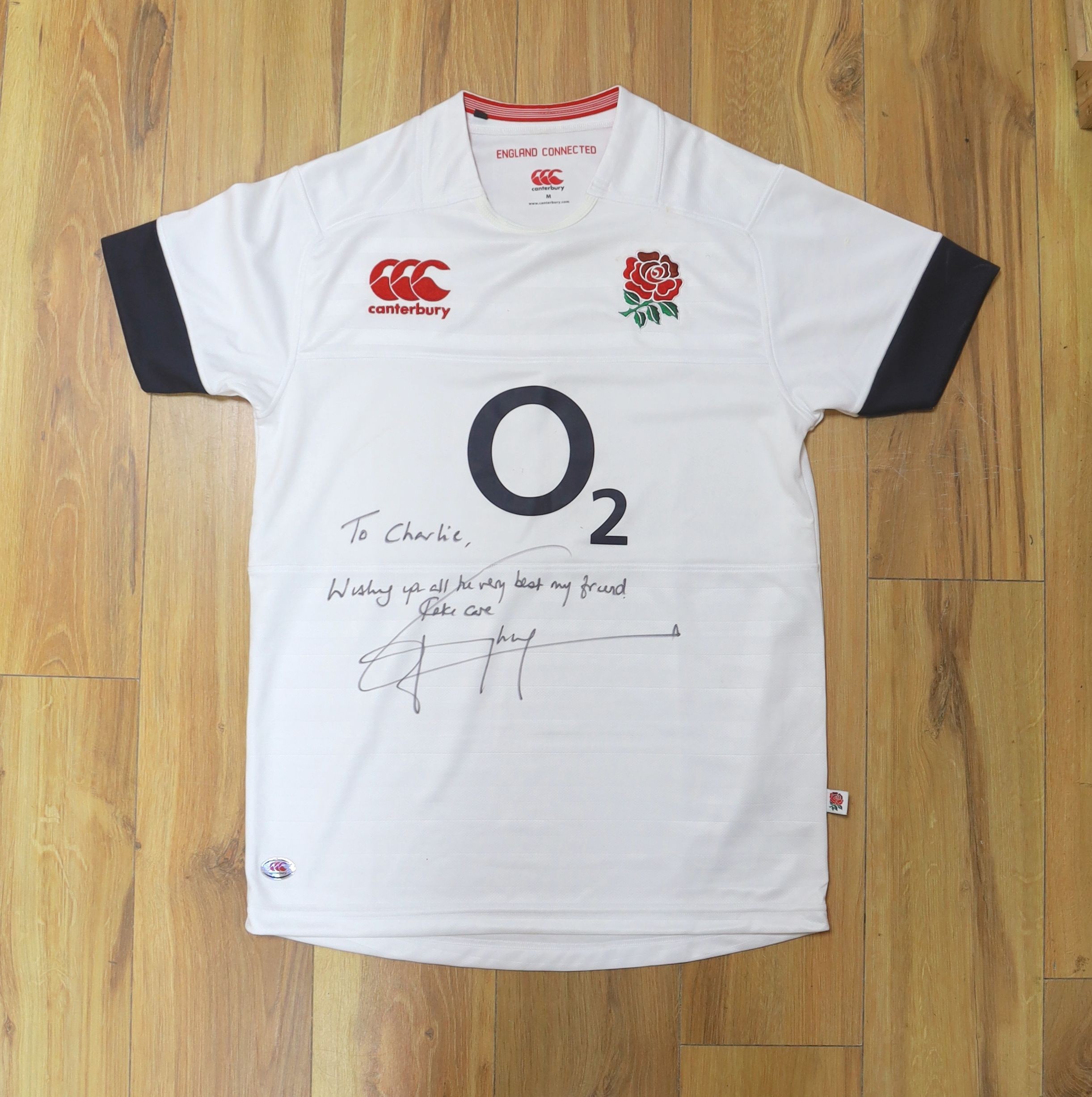 A signed Johnny Wilkinson England Rugby shirt